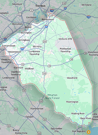 map-county-box-burlington-shadow-20 Tree Service In Burlington County NJ