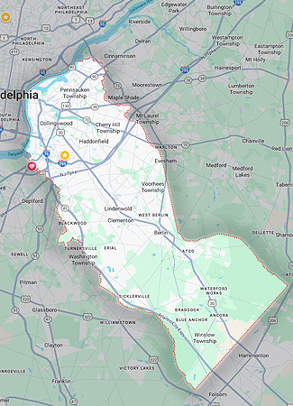map-county-box-camden-shadow-20 Tree Service In Camden County NJ